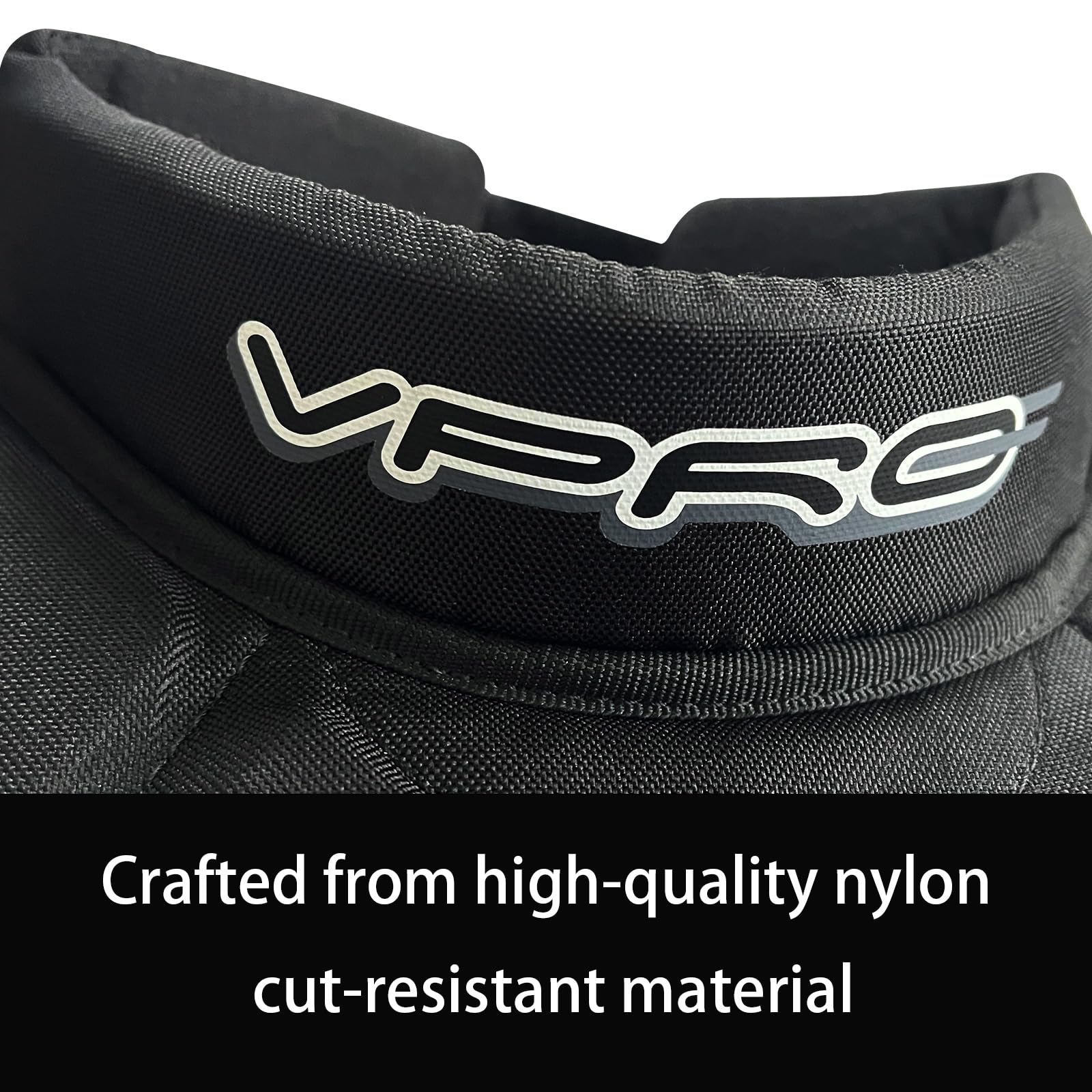 VPRO Hockey Goalie Neck Guard - Ice Hockey Throat Protector Guard - Lightweight and Adjustable Collar for Adult & Youth Players - Image 3